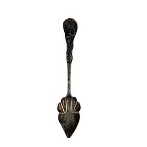Sterling Silver Souvenir Scalloped Spoon Lake George Rogers Slide F.W. Sims & Co